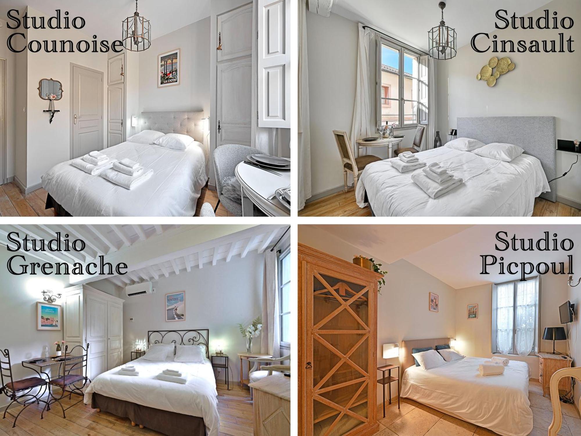 Au Coeur Des Papes, Dans Batisse De Charme Studios & Appartements En Coeur De Ville Avignon Bagian luar foto
